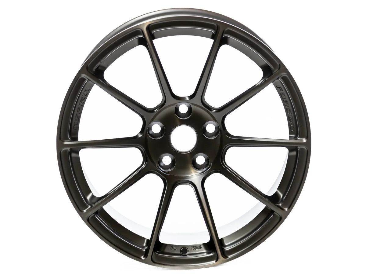 Aspira AF-10 18x9.5 Square (Set of Four) - Brushed Titanium
