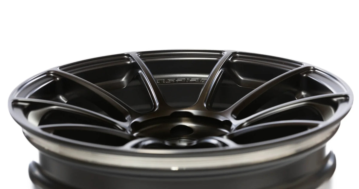Aspira AF-10 18x9.5 Square (Set of Four) - Brushed Titanium