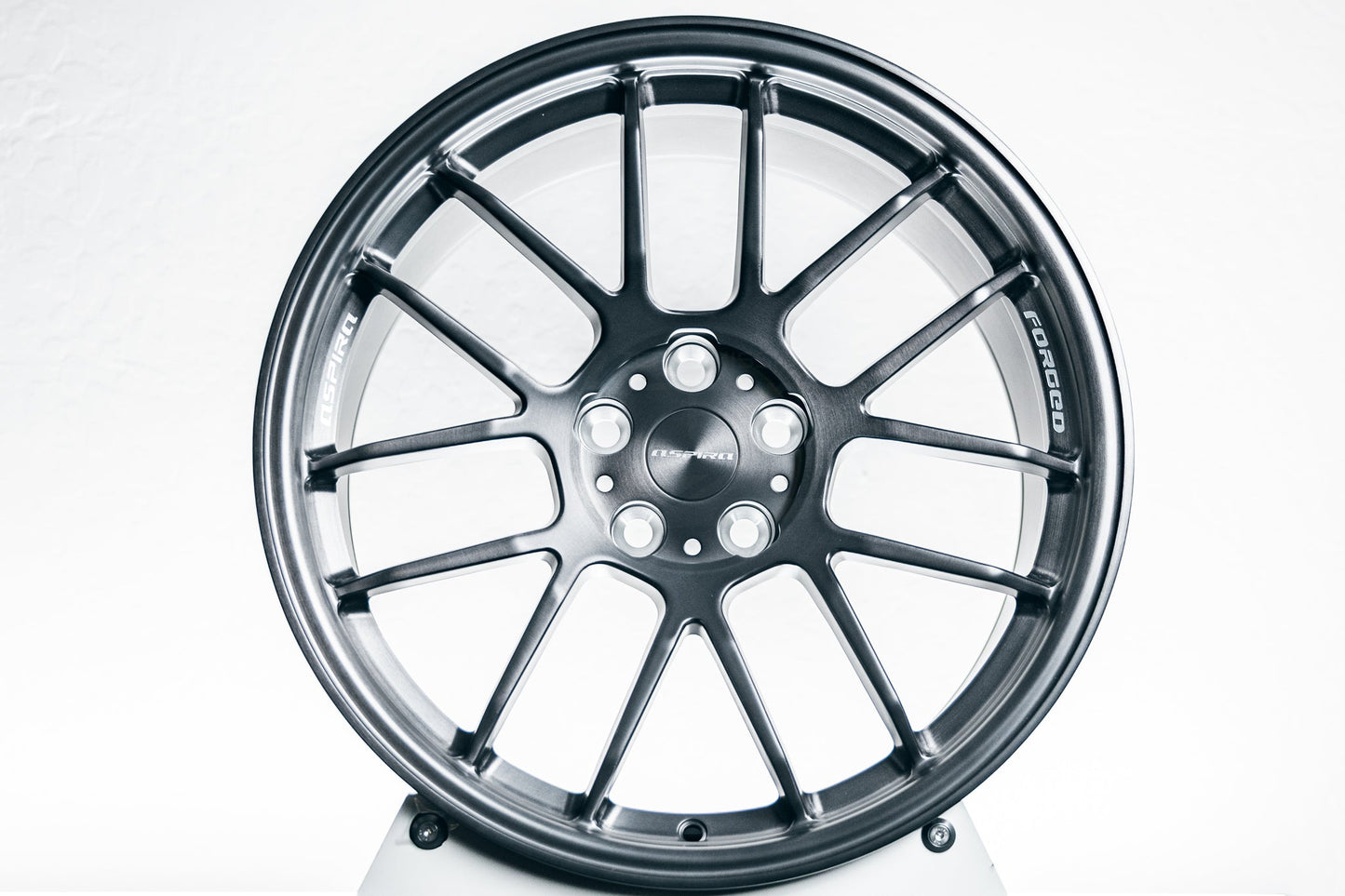 Aspira AF-M 18x9.0 Square (Set of Four) - Brushed Titanium