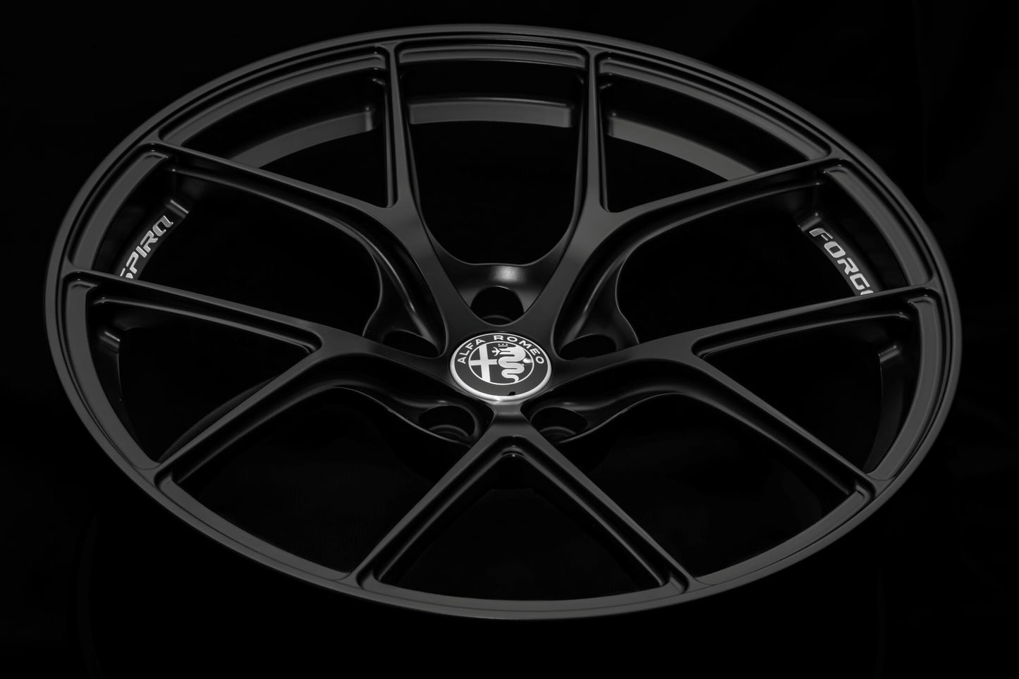 Aspira AV-5 matte black front view