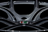 Aspira AV-5 gun metal side view of alfa romeo logo
