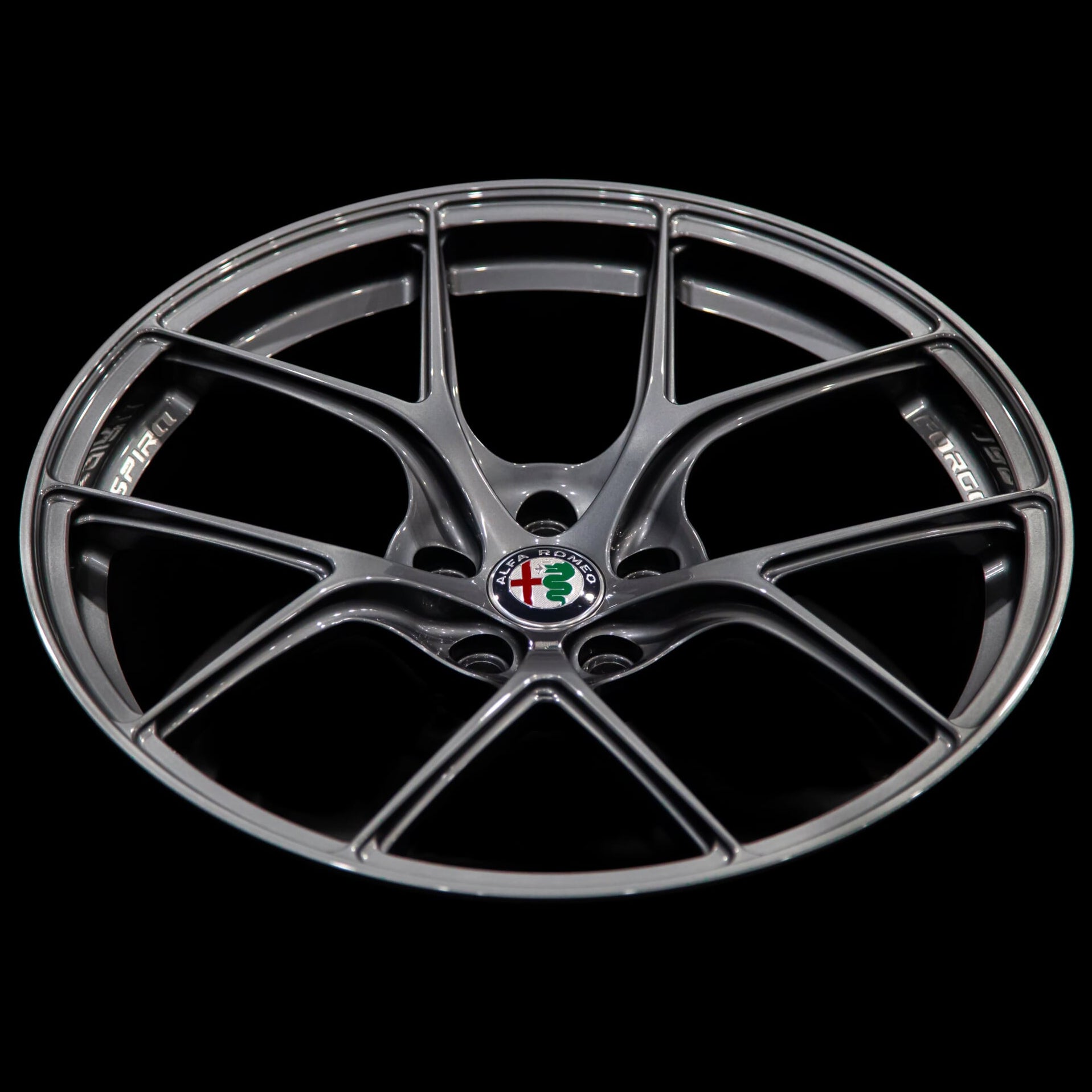 Aspira AV-5 gun metal front view