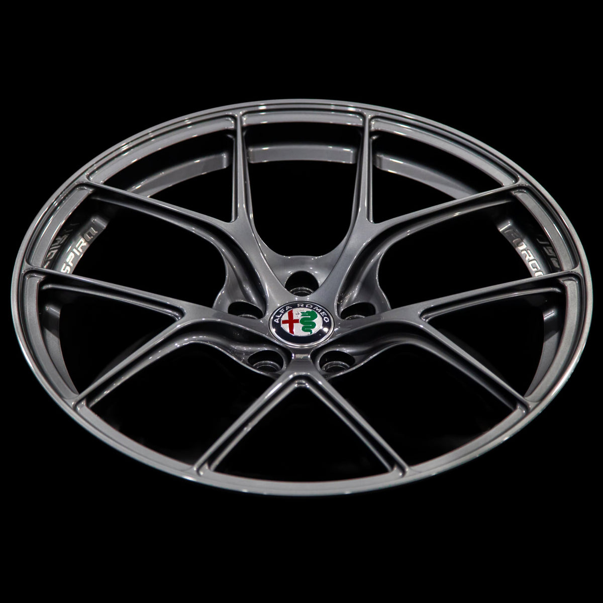 Aspira AV-5 gun metal front view